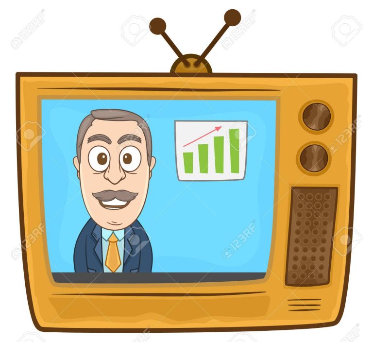25778765-empresario-la-transmisión-de-noticias-en-el-televisor